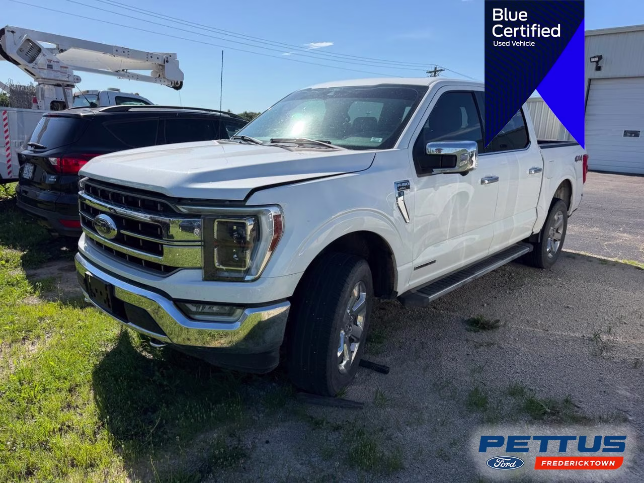 2021 Oxford White Ford F-150 Lariat 4X4 Truck