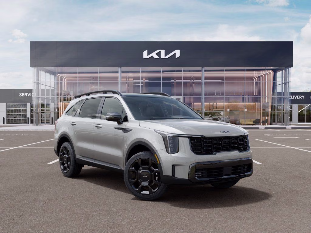 2026 Ivory Silver Kia Sorento X-Line EX AWD SUV