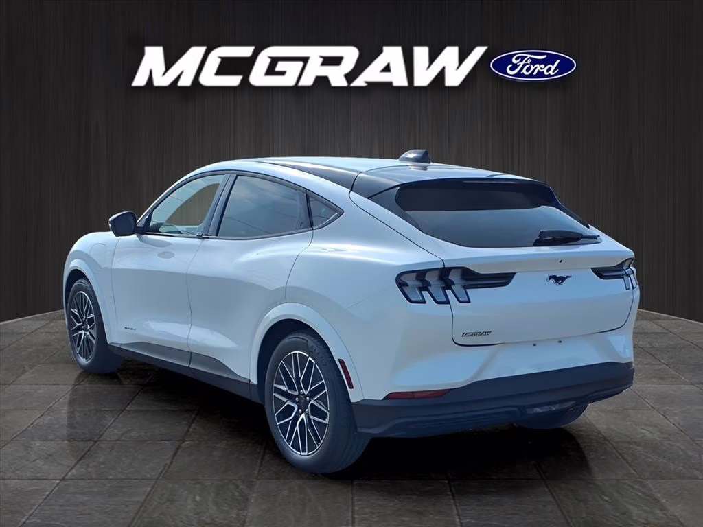 2025 White Metallic Ford Mustang Mach-E Premium RWD SUV