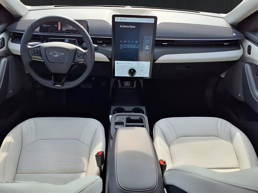 2025 White Metallic Ford Mustang Mach-E Premium RWD SUV