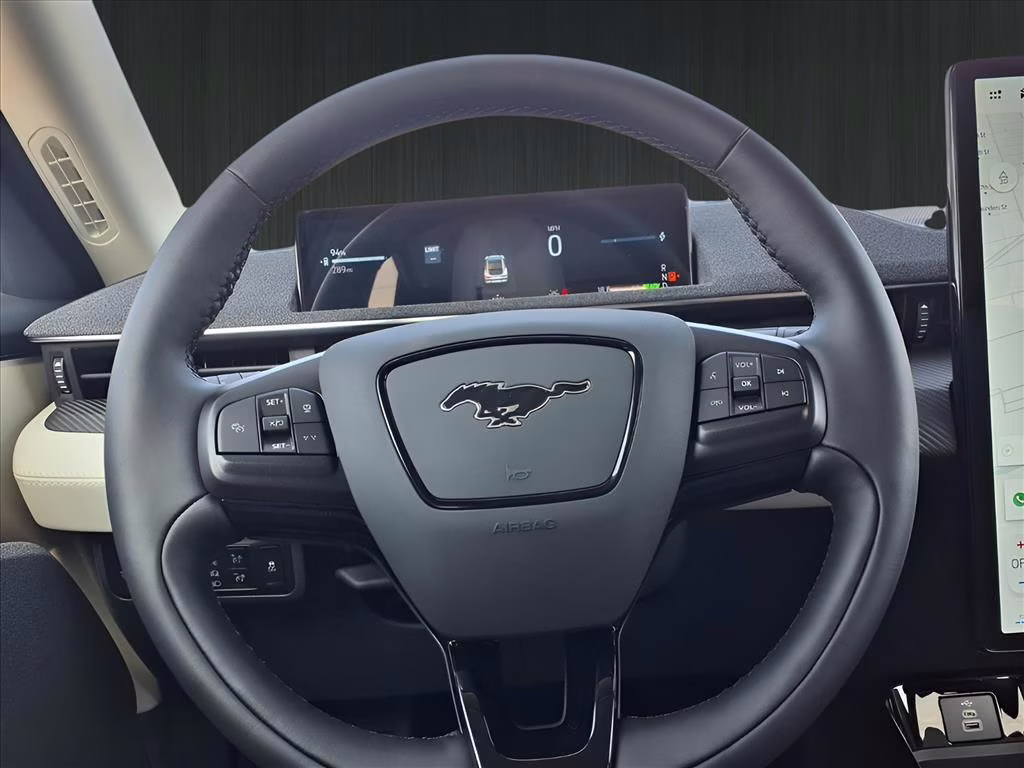 2025 White Metallic Ford Mustang Mach-E Premium RWD SUV