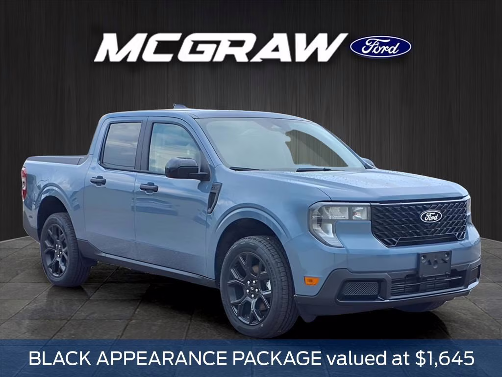 2025 Azure Gray Metallic Ford Maverick XLT AWD Truck