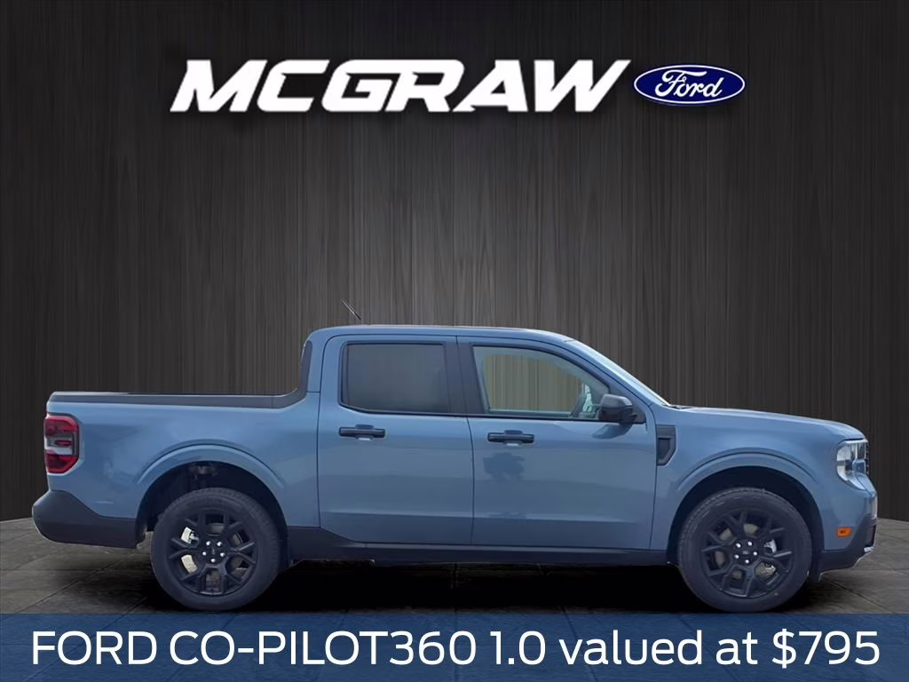 2025 Azure Gray Metallic Ford Maverick XLT AWD Truck