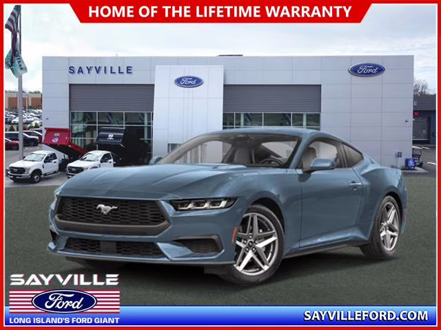2025 Vapor Blue Metallic Ford Mustang EcoBoost Fastback RWD Sedan