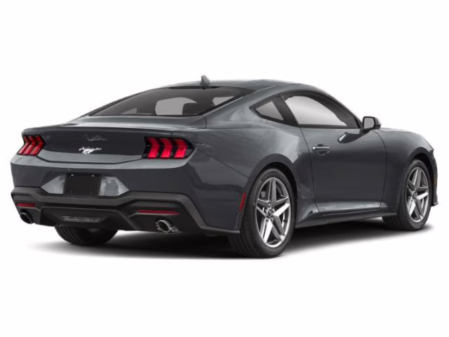 2025 Carbonized Gray Metallic Ford Mustang EcoBoost Fastback RWD Sedan