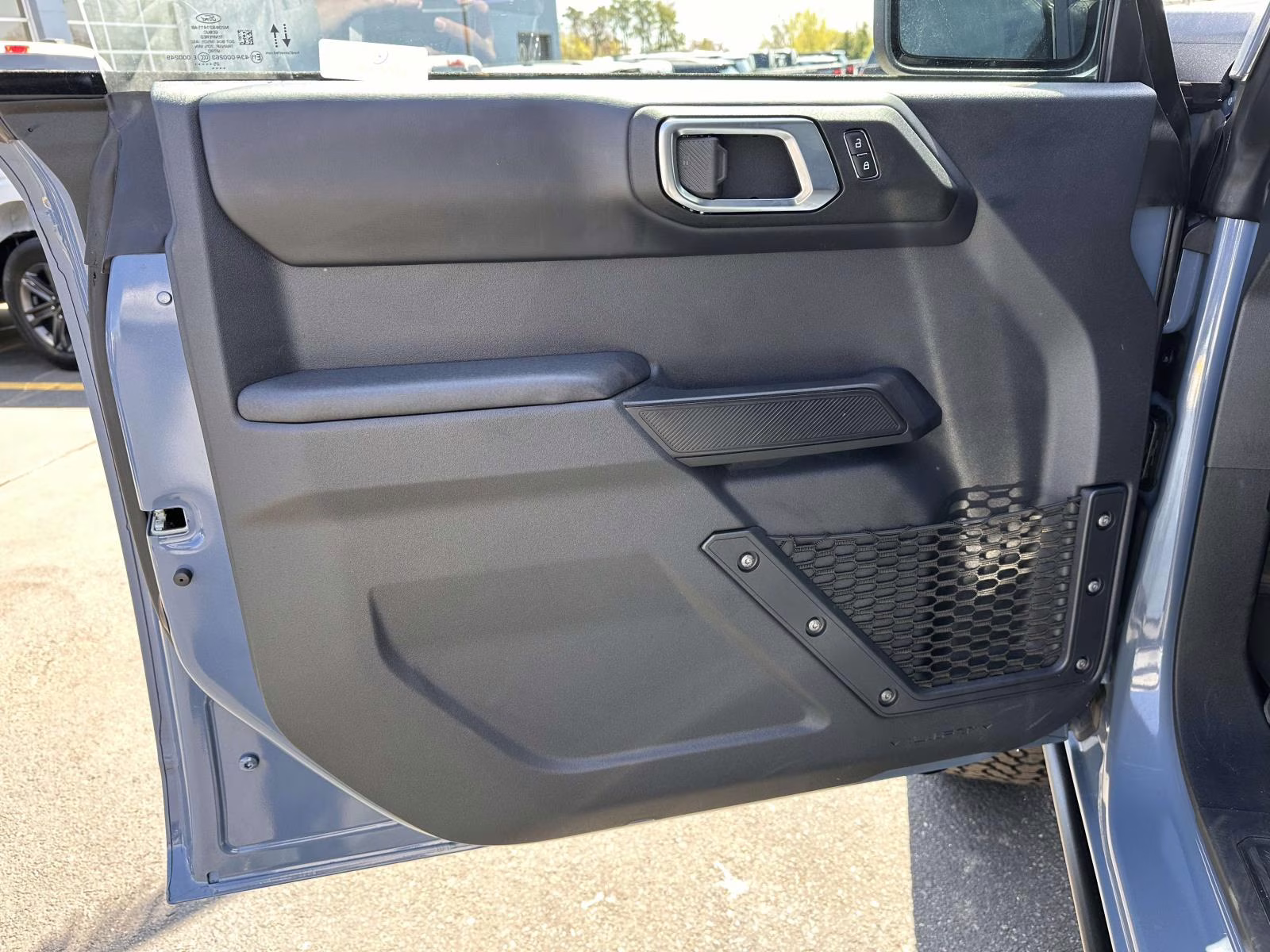 2025 Azure Gray Metallic Tri-Coat Ford Bronco Badlands 4 Door Advanced 4x4 4X4 SUV