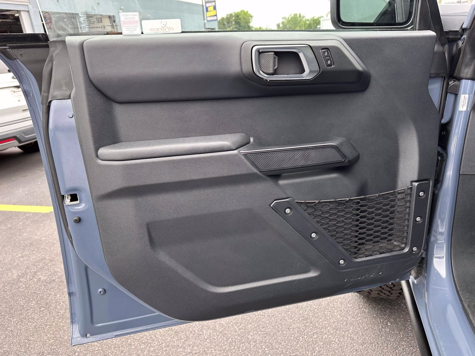 2025 Azure Gray Metallic Tri-Coat Ford Bronco Badlands 4 Door Advanced 4x4 4X4 SUV