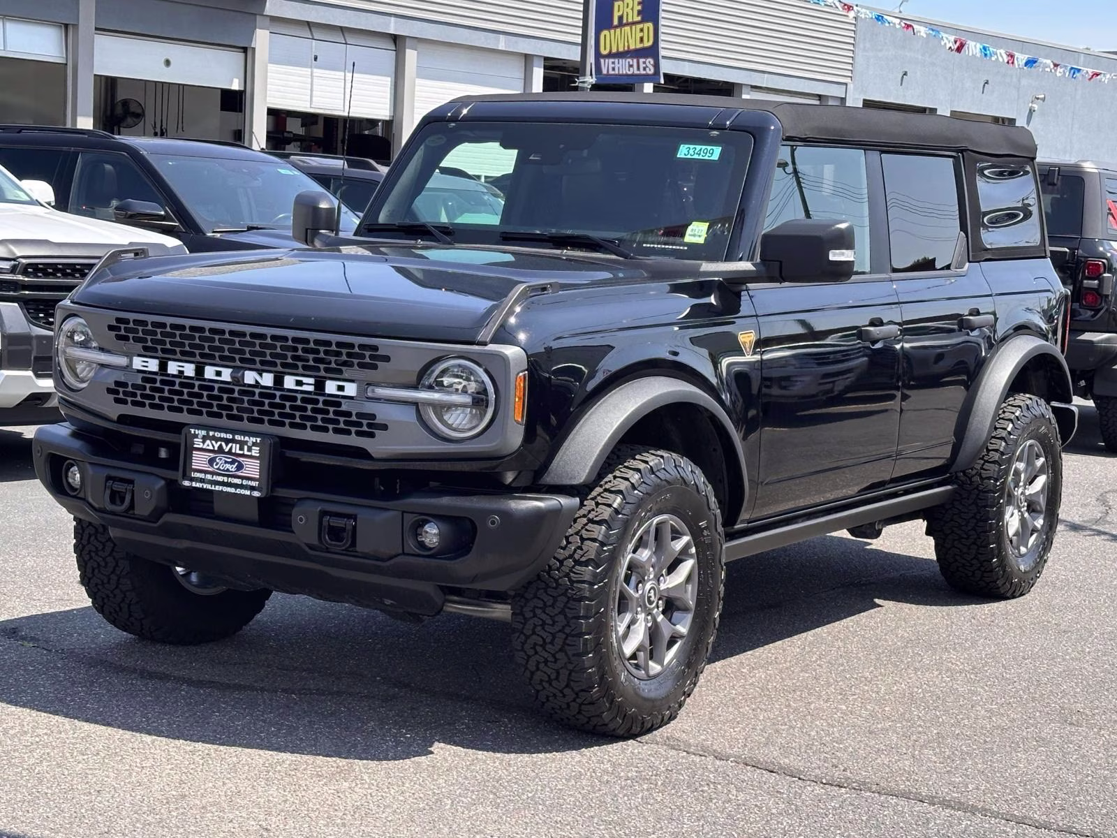 2025 Shadow Black Ford Bronco Badlands 4 Door Advanced 4x4 4X4 SUV