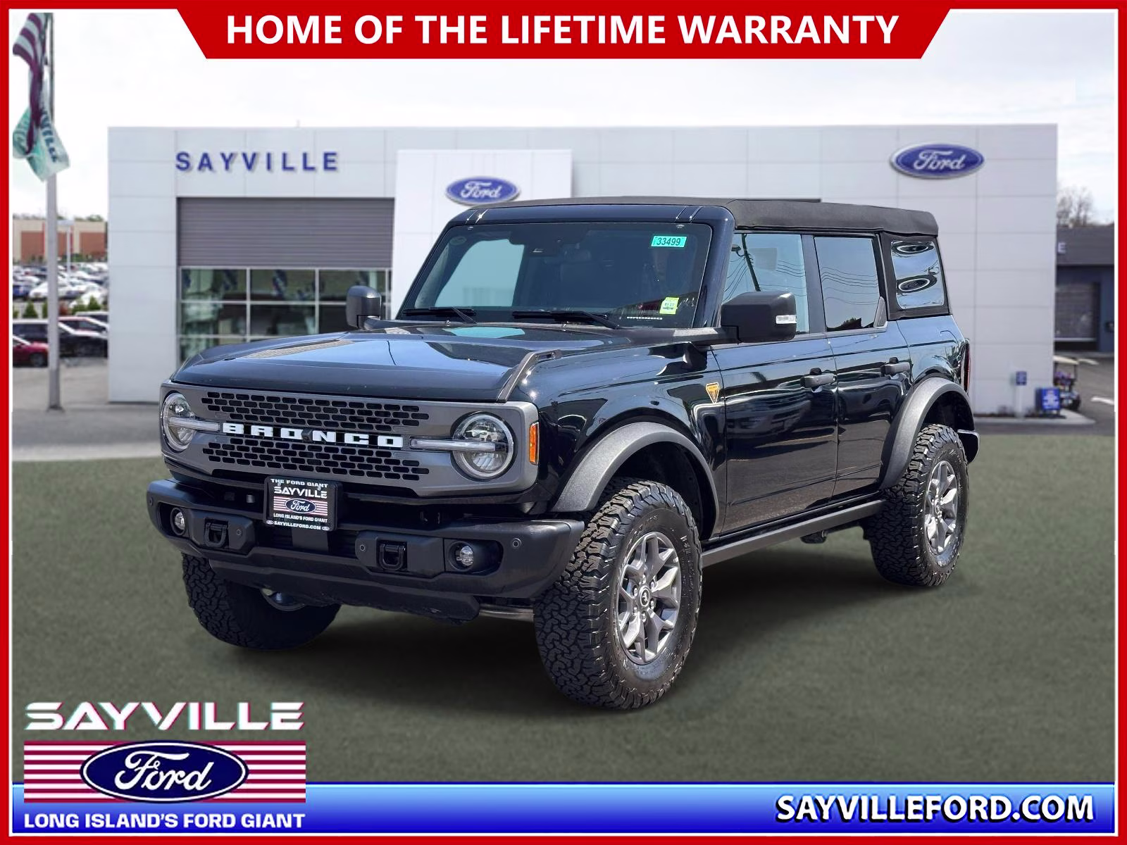 2025 Shadow Black Ford Bronco Badlands 4 Door Advanced 4x4 4X4 SUV