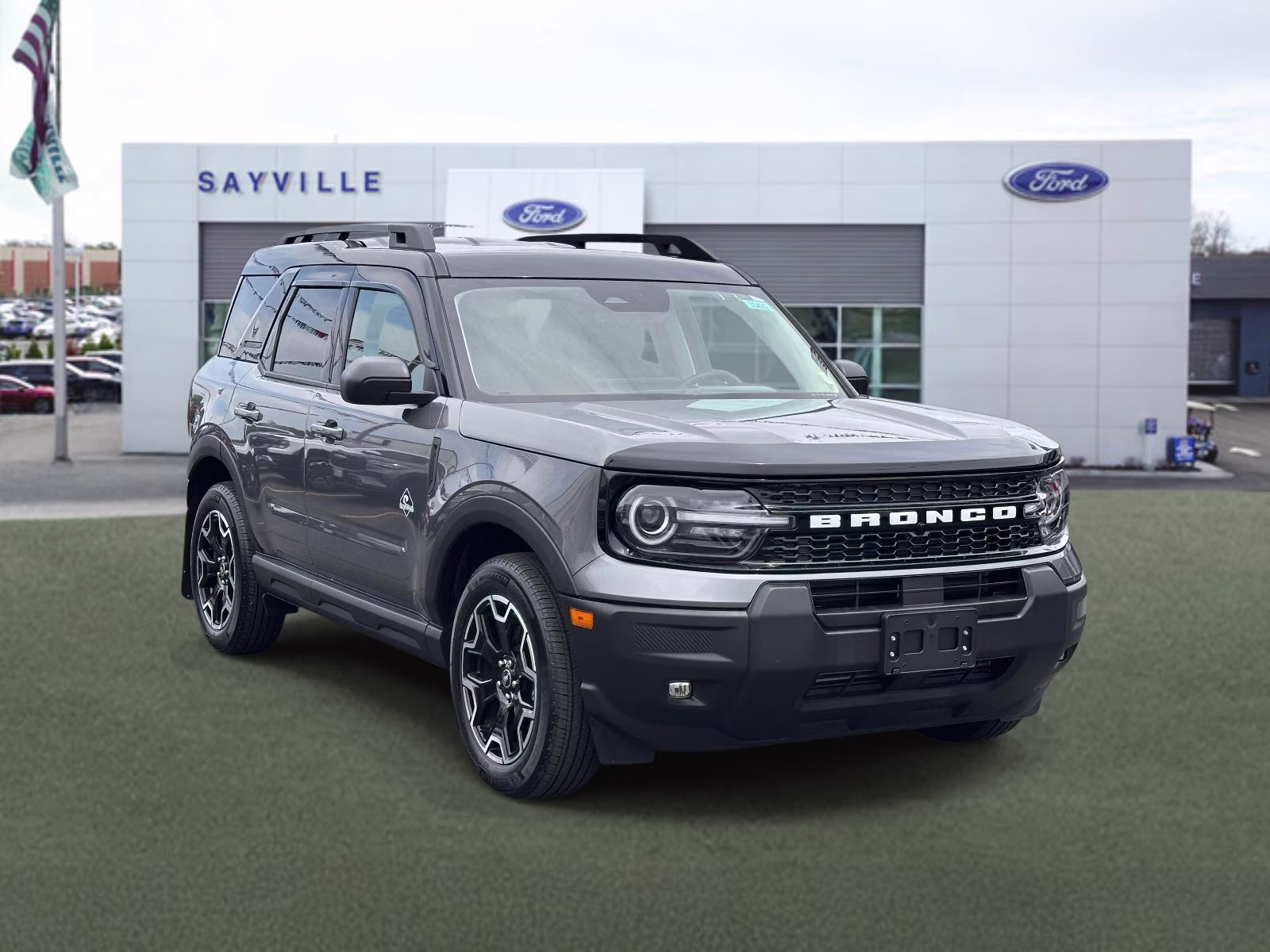 2025 Carbonized Gray Metallic Ford Bronco Sport Outer Banks 4x4 4X4 SUV