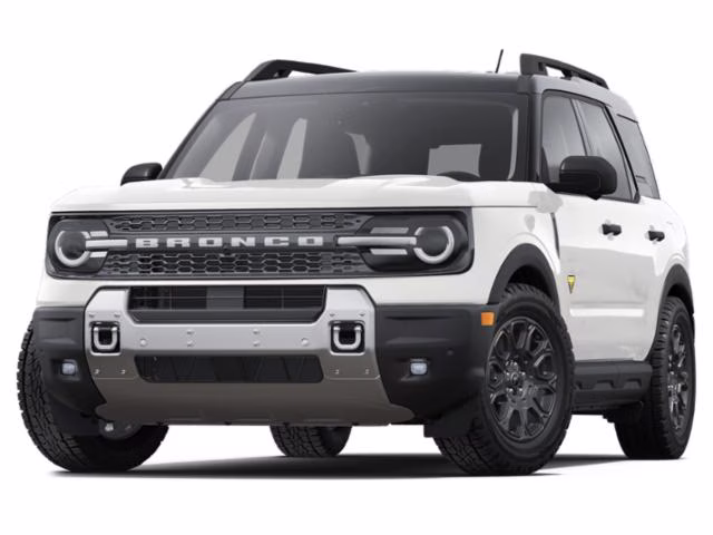 2025 White Ford Bronco Sport Badlands 4X4 SUV