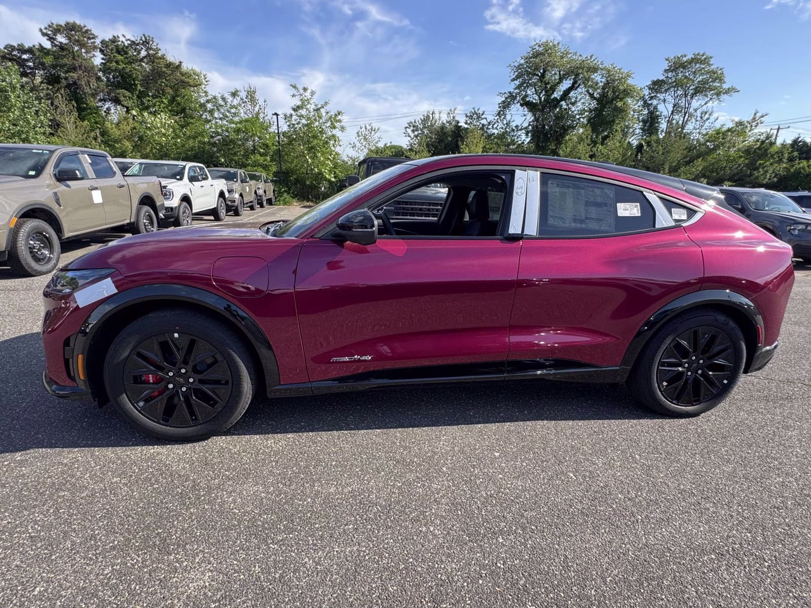 2025 Molten Magenta Metallic Tinted Clearcoat Ford Mustang Mach-E Premium AWD AWD SUV