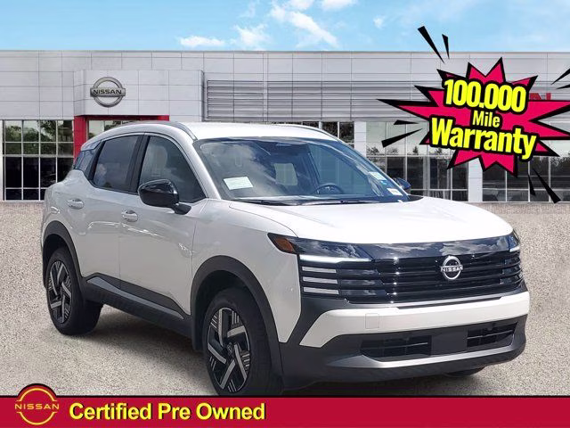 2026 Aspen White Tricoat Nissan Kicks SV FWD SUV