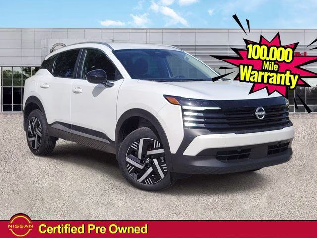 2026 Aspen White Tricoat Nissan Kicks SV FWD SUV
