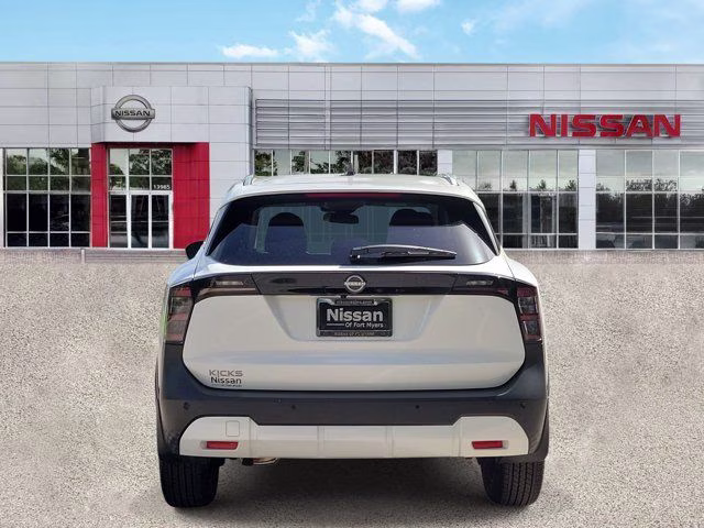 2026 Aspen White Tricoat Nissan Kicks SV FWD SUV