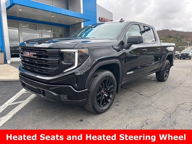 Onyx Black 2026 GMC Sierra 1500 Elevation Standard Crew Cab 4WD Pickup Truck Four-Wheel Drive 8-Speed Automatic