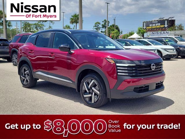 2026 Scarlet Ember/Super Black Nissan Kicks SV FWD SUV