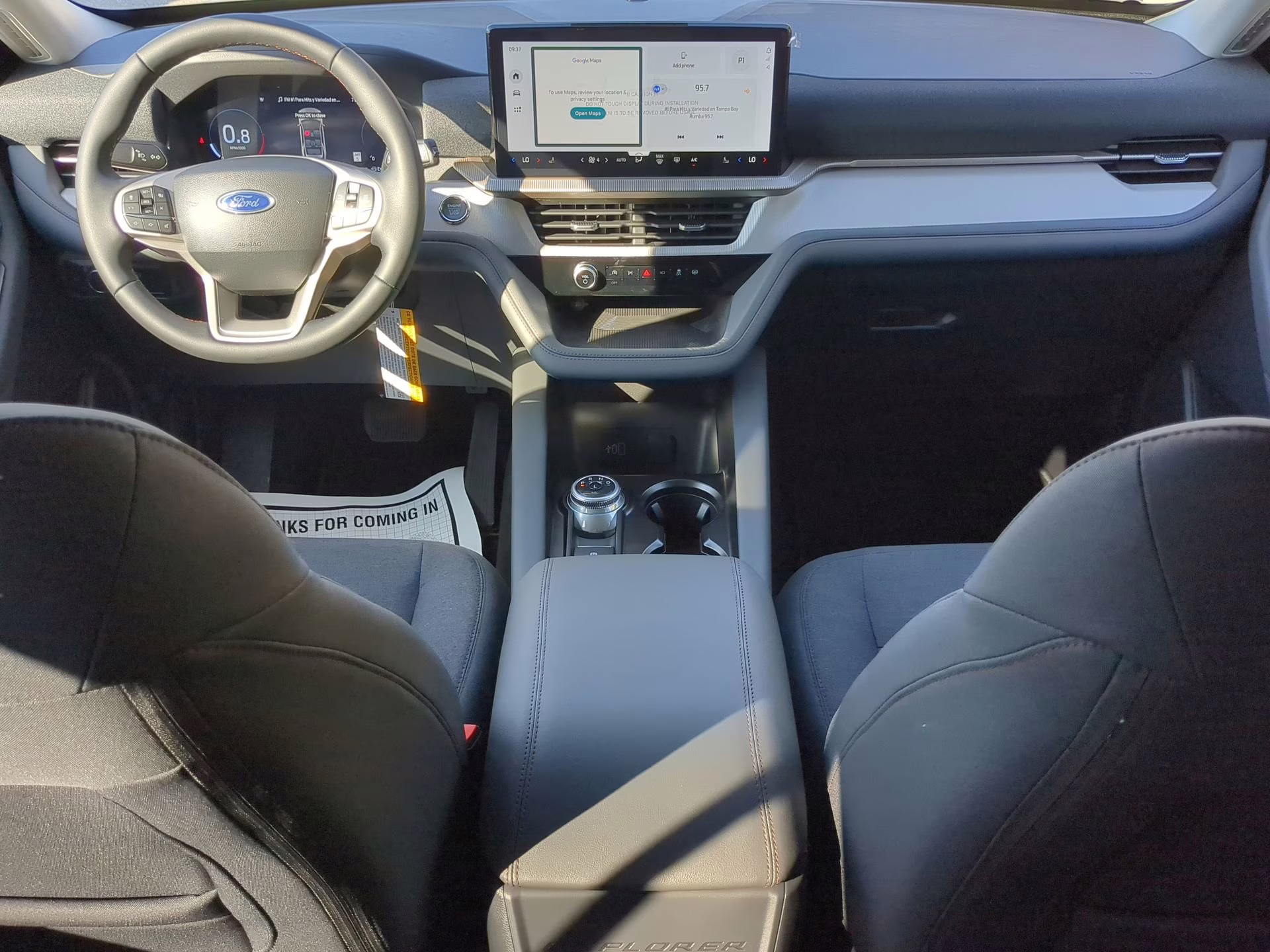 2026 Star White Metallic Tri-Coat Ford Explorer Active RWD SUV