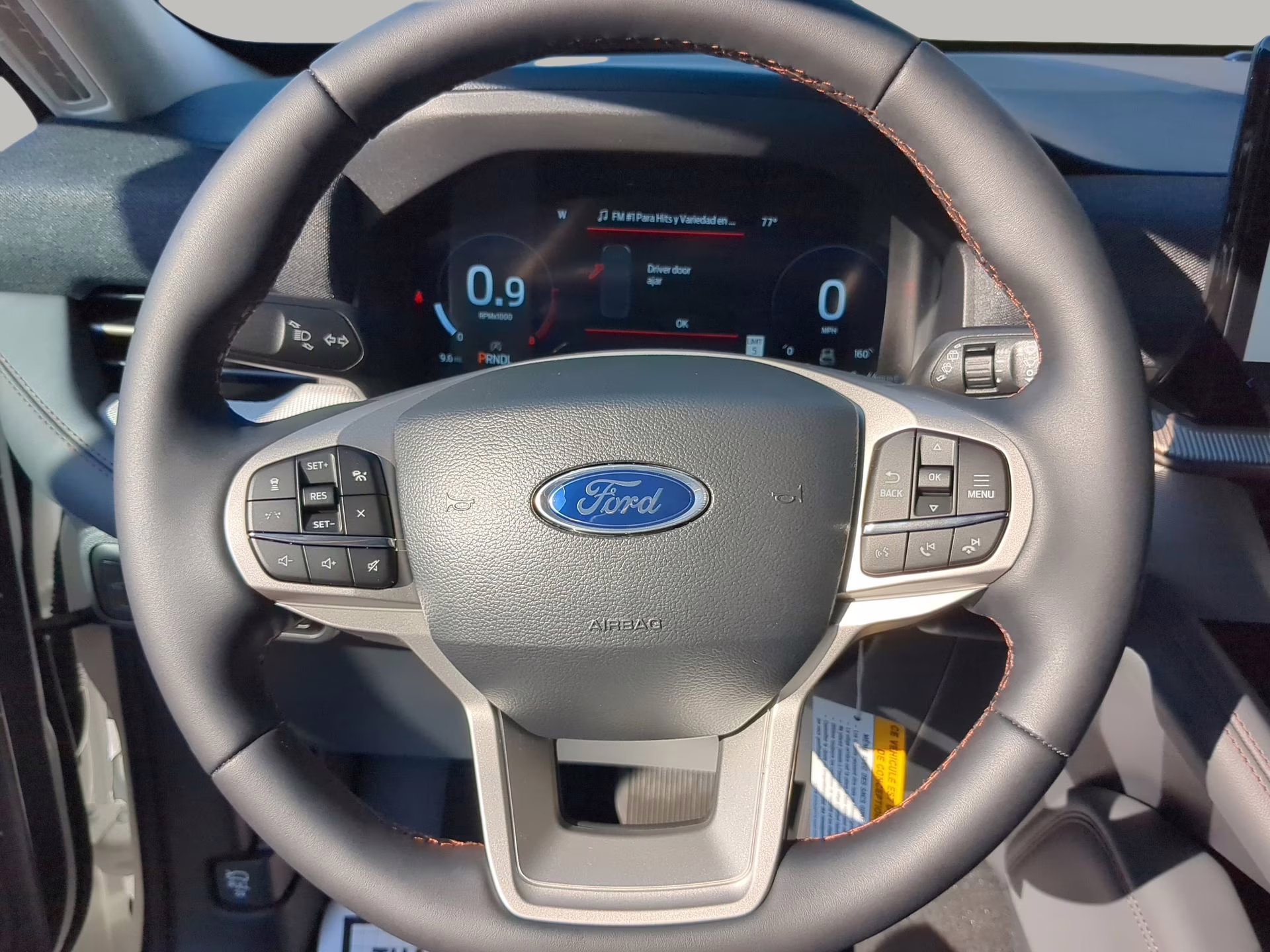 2026 Star White Metallic Tri-Coat Ford Explorer Active RWD SUV