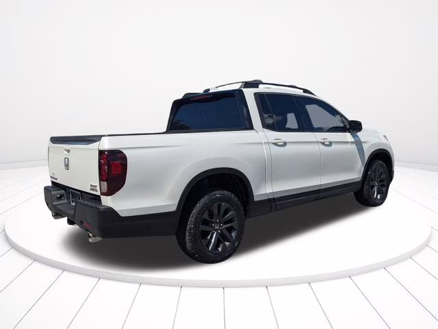 2021 Platinum White Pearl Honda Ridgeline Sport AWD Truck