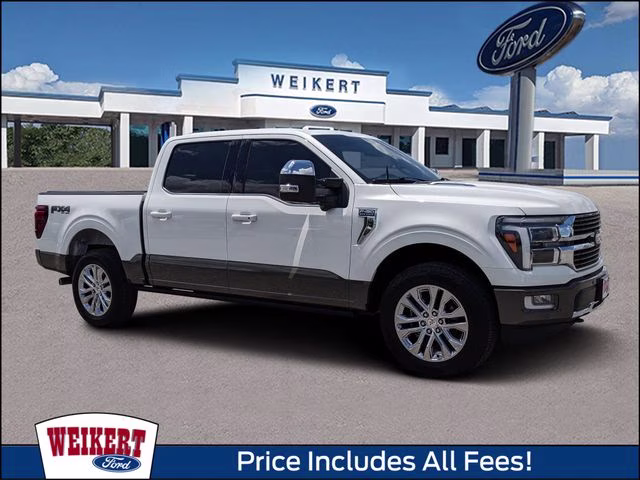 2025 Star White Metallic Tri-Coat Ford F-150 King Ranch 4X4 Truck