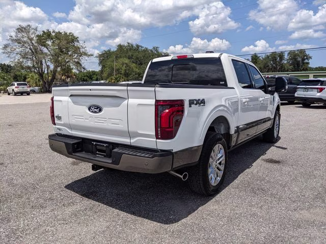 2025 Star White Metallic Tri-Coat Ford F-150 King Ranch 4X4 Truck