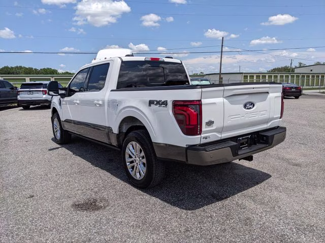 2025 Star White Metallic Tri-Coat Ford F-150 King Ranch 4X4 Truck