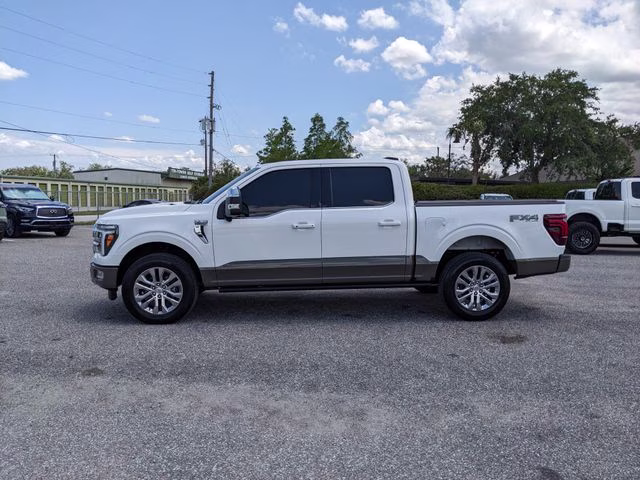 2025 Star White Metallic Tri-Coat Ford F-150 King Ranch 4X4 Truck