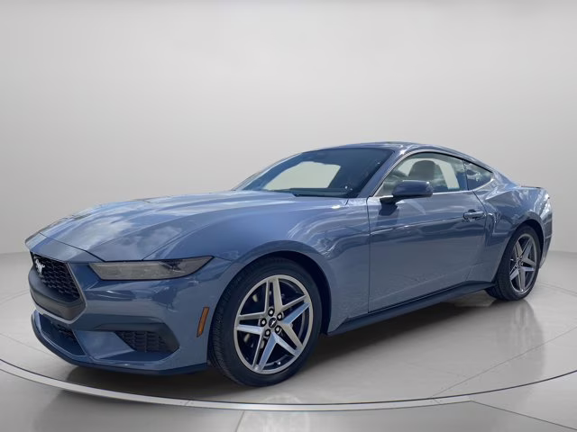2026 Vapor Blue Metallic Ford Mustang EcoBoost Premium RWD Coupe