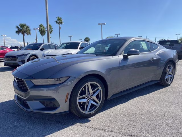 2026 Carbonized Gray Metallic Ford Mustang EcoBoost Premium RWD Coupe