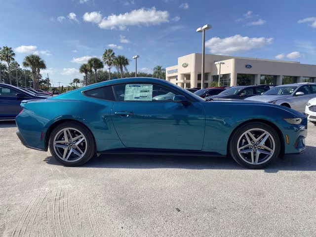 2026 Adriatic Blue Metallic Ford Mustang EcoBoost Premium RWD Coupe