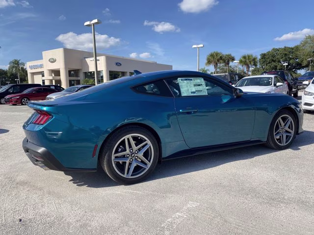 2026 Adriatic Blue Metallic Ford Mustang EcoBoost Premium RWD Coupe
