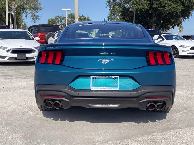 2026 Adriatic Blue Metallic Ford Mustang EcoBoost Premium RWD Coupe