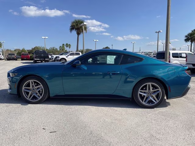 2026 Adriatic Blue Metallic Ford Mustang EcoBoost Premium RWD Coupe
