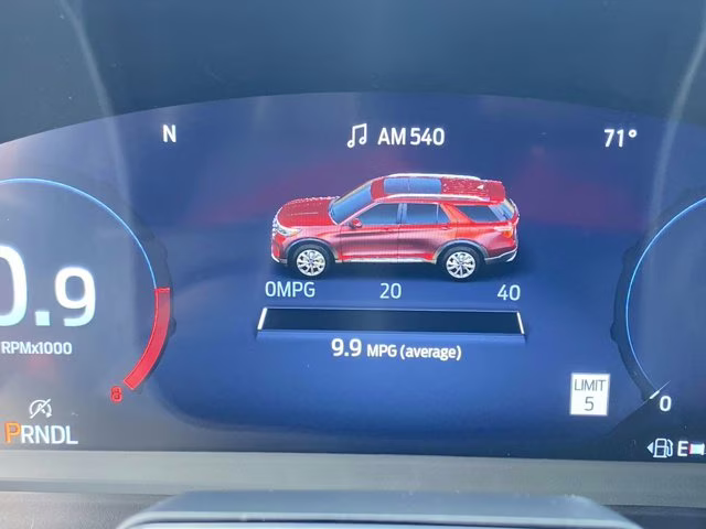 2026 Rapid Red Metallic Tinted Clearcoat Ford Explorer Platinum 4X4 SUV