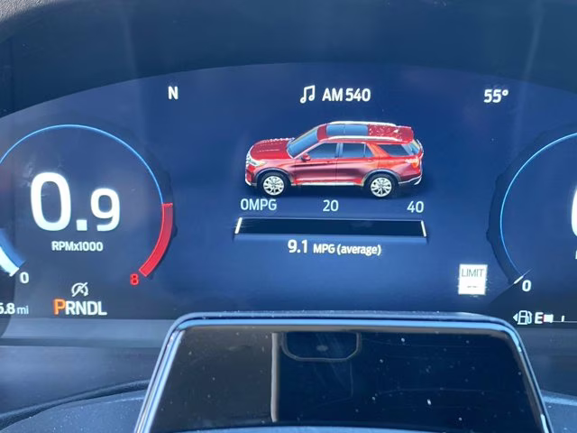 2026 Rapid Red Metallic Tinted Clearcoat Ford Explorer Platinum 4X4 SUV