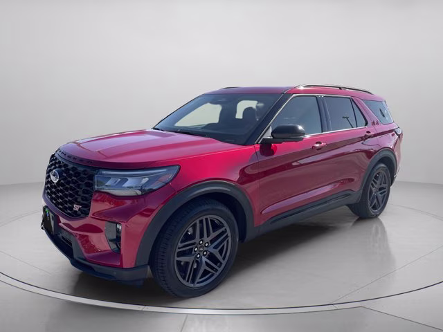 2026 Rapid Red Metallic Tinted Clearcoat Ford Explorer ST RWD SUV