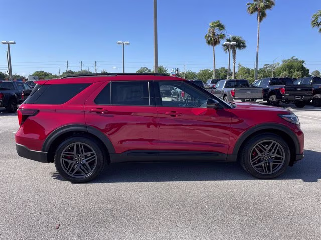2026 Rapid Red Metallic Tinted Clearcoat Ford Explorer ST RWD SUV