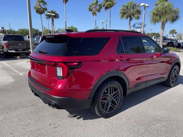 2026 Rapid Red Metallic Tinted Clearcoat Ford Explorer ST RWD SUV