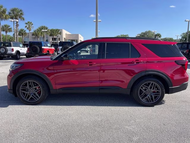 2026 Rapid Red Metallic Tinted Clearcoat Ford Explorer ST RWD SUV