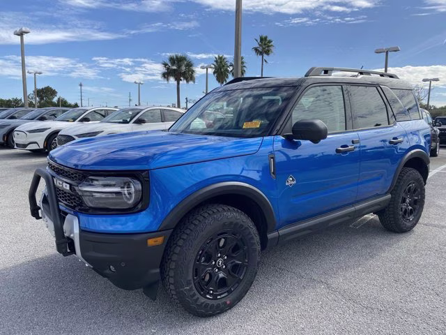 2025 Velocity Blue Metallic Ford Bronco Sport Outer Banks 4X4 SUV