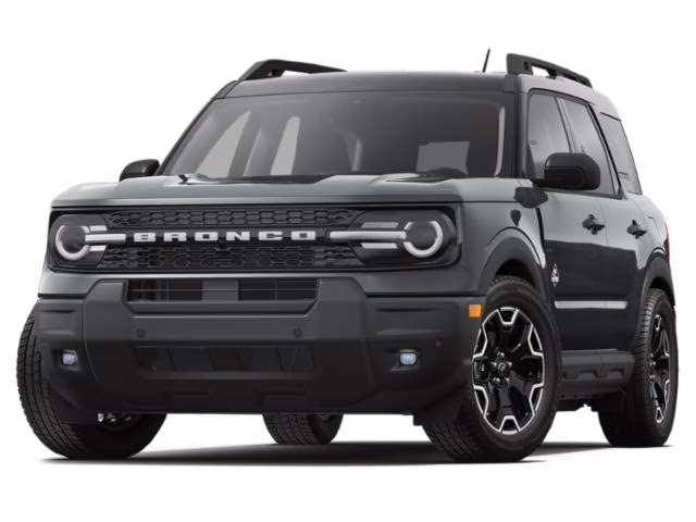 2025 Carbonized Gray Metallic Ford Bronco Sport Outer Banks 4X4 SUV