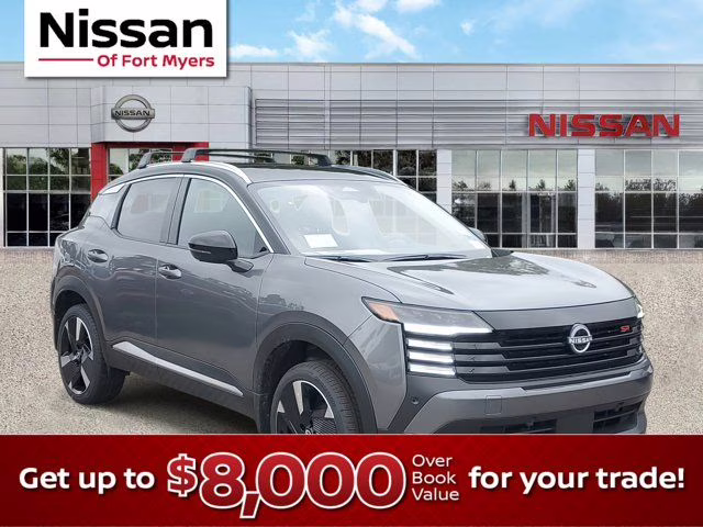 2026 Gun Metallic/Super Black Nissan Kicks SR FWD SUV