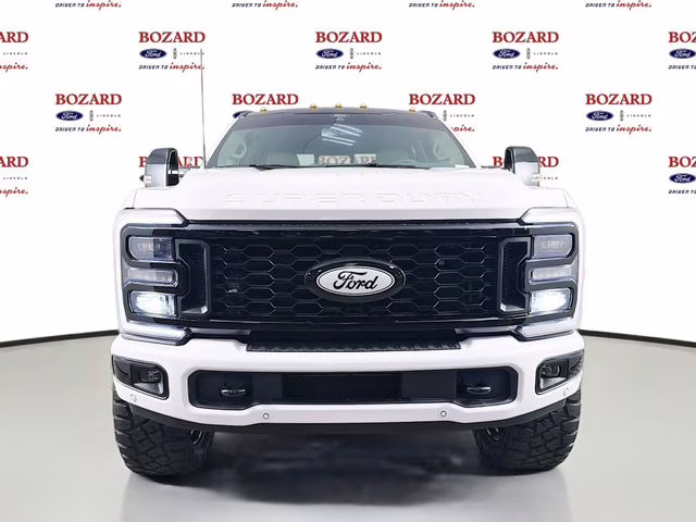 2026 Star White Metallic Tri-Coat Ford Super Duty F-350 DRW Platinum Bozard Built 4X4 Truck