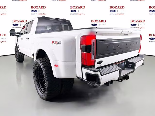 2026 Star White Metallic Tri-Coat Ford Super Duty F-350 DRW Platinum Bozard Built 4X4 Truck