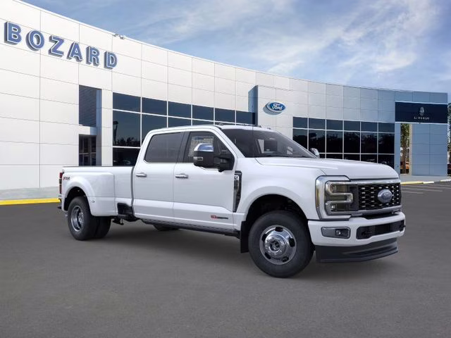 2026 Star White Metallic Tri-Coat Ford Super Duty F-350 DRW Platinum Bozard Built 4X4 Truck
