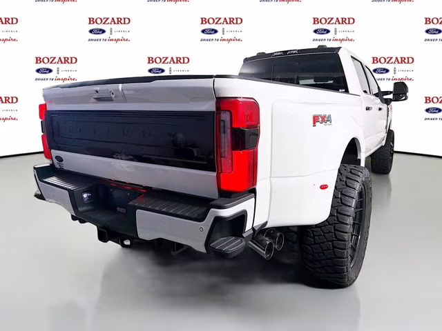 2026 Star White Metallic Tri-Coat Ford Super Duty F-350 DRW Platinum Bozard Built 4X4 Truck