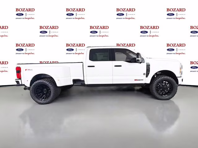 2026 Star White Metallic Tri-Coat Ford Super Duty F-350 DRW Platinum Bozard Built 4X4 Truck