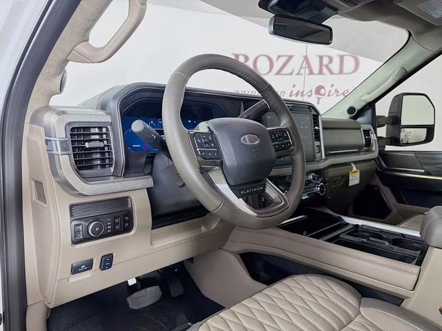 2026 Star White Metallic Tri-Coat Ford Super Duty F-350 DRW Platinum Bozard Built 4X4 Truck