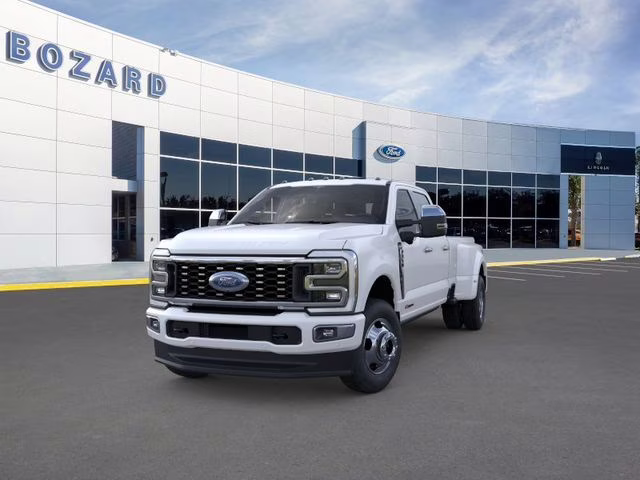 2026 Star White Metallic Tri-Coat Ford Super Duty F-350 DRW Platinum Bozard Built 4X4 Truck